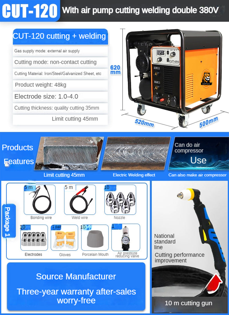 Plasma Cutting and Welding All-in-one Machine BL-TL474