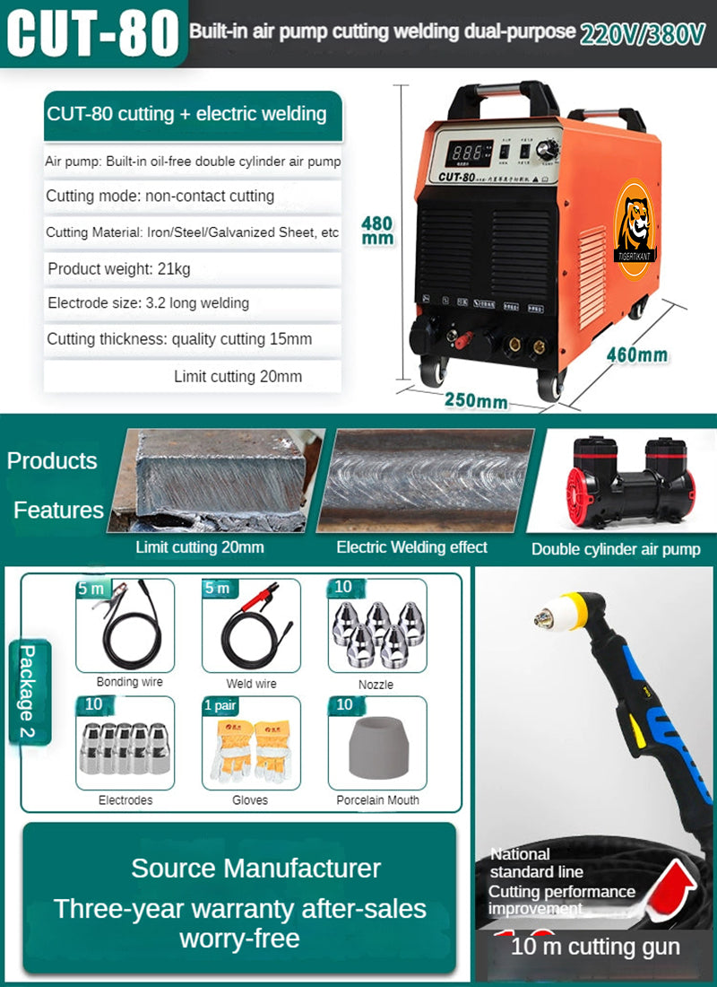 Plasma Cutting and Welding All-in-one Machine BL-TL474