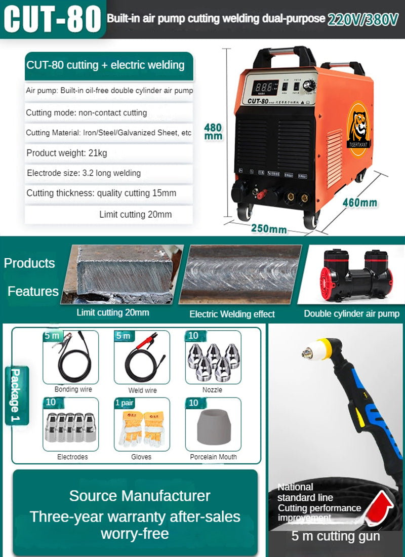 Plasma Cutting and Welding All-in-one Machine BL-TL474