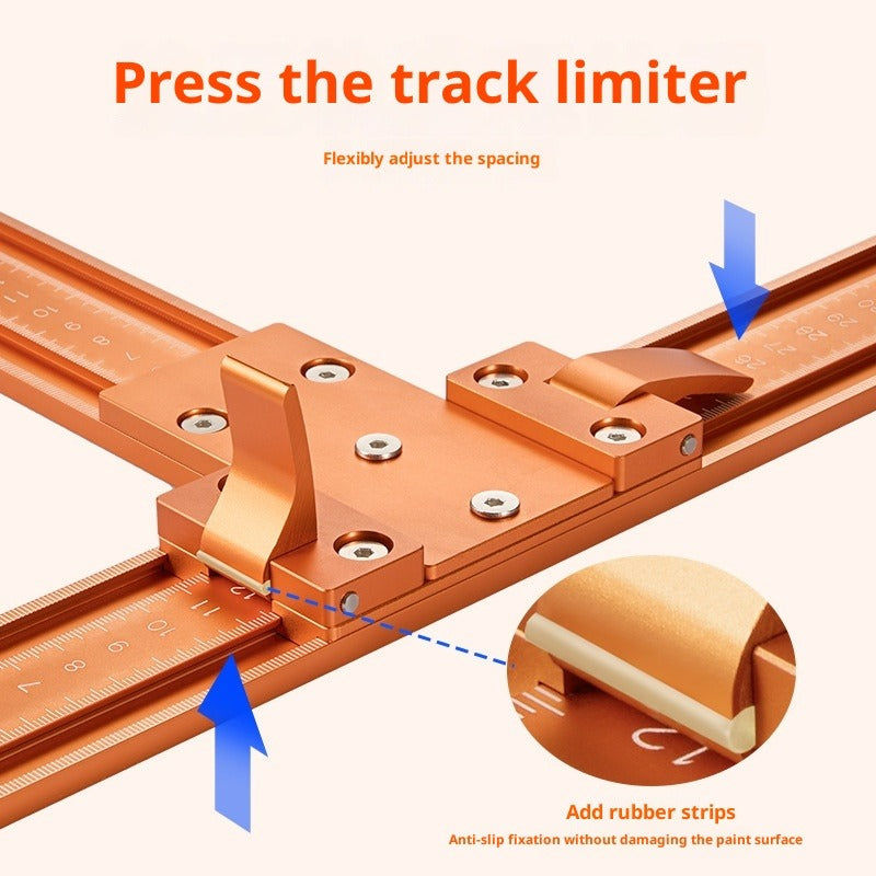 Right Angle Backing Ruler Positioning Slotting Tool BL-TL797
