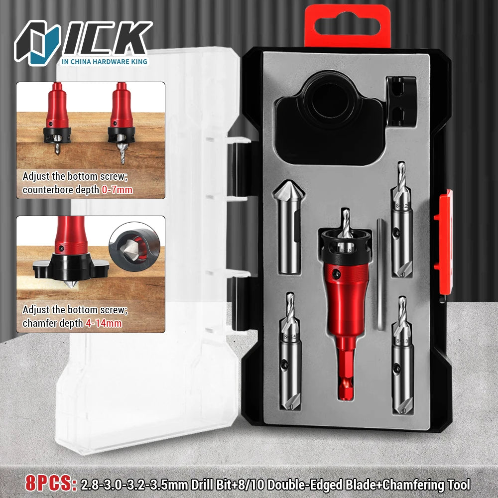 Multi-functional Countersunk Drill Bit Set BL-TL800