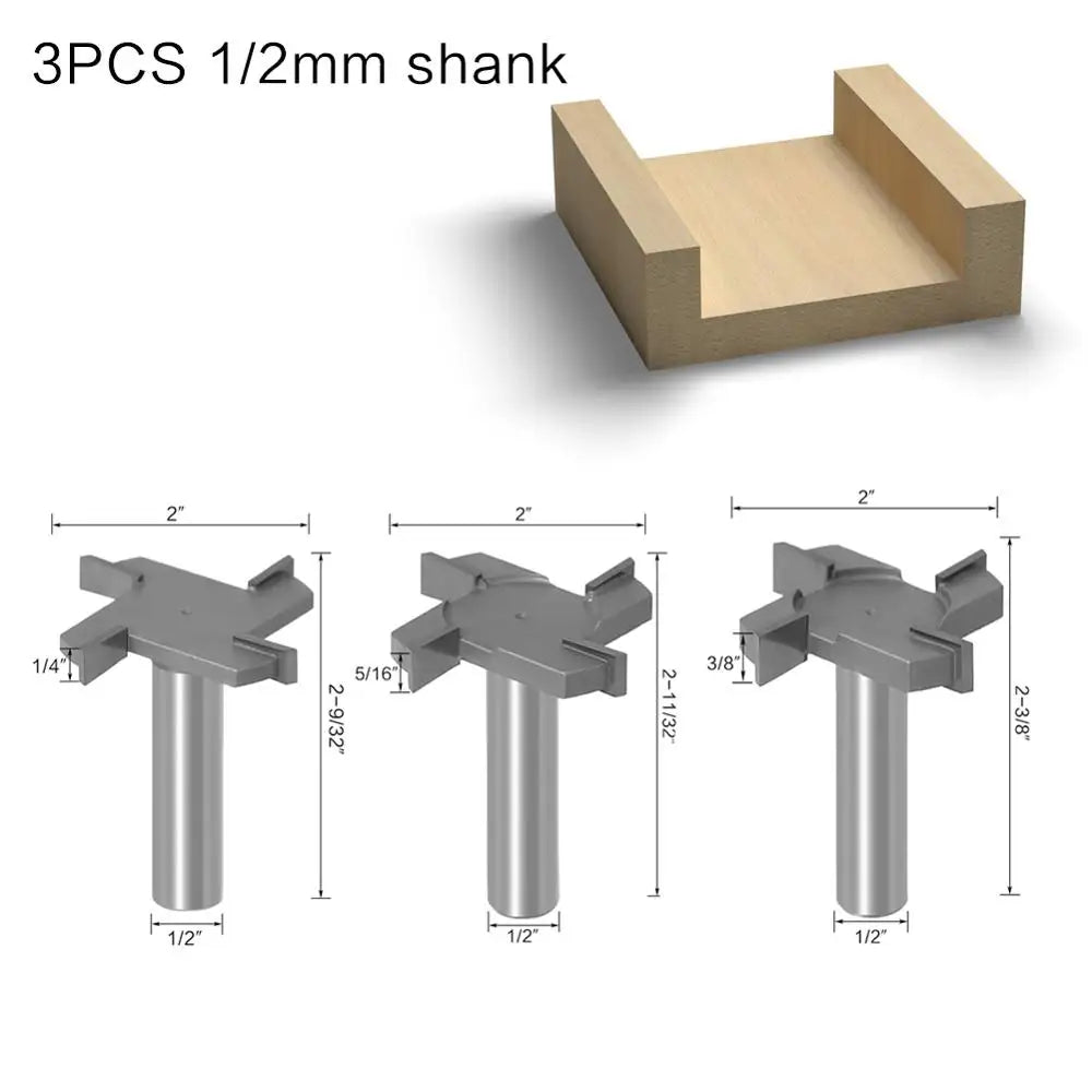 4-flute T-shaped Grooving Milling Cutter BL-TL633