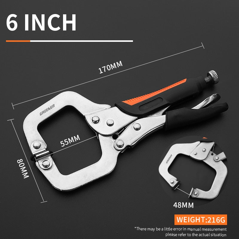 6"/9"/11"/14"/18" Multifunctional Locking Clamp BL-TL139