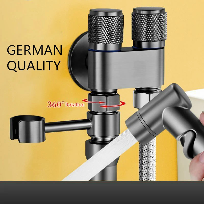 Handheld High-Pressure Sprinkler Head & Angle Valve Set BL-TL799