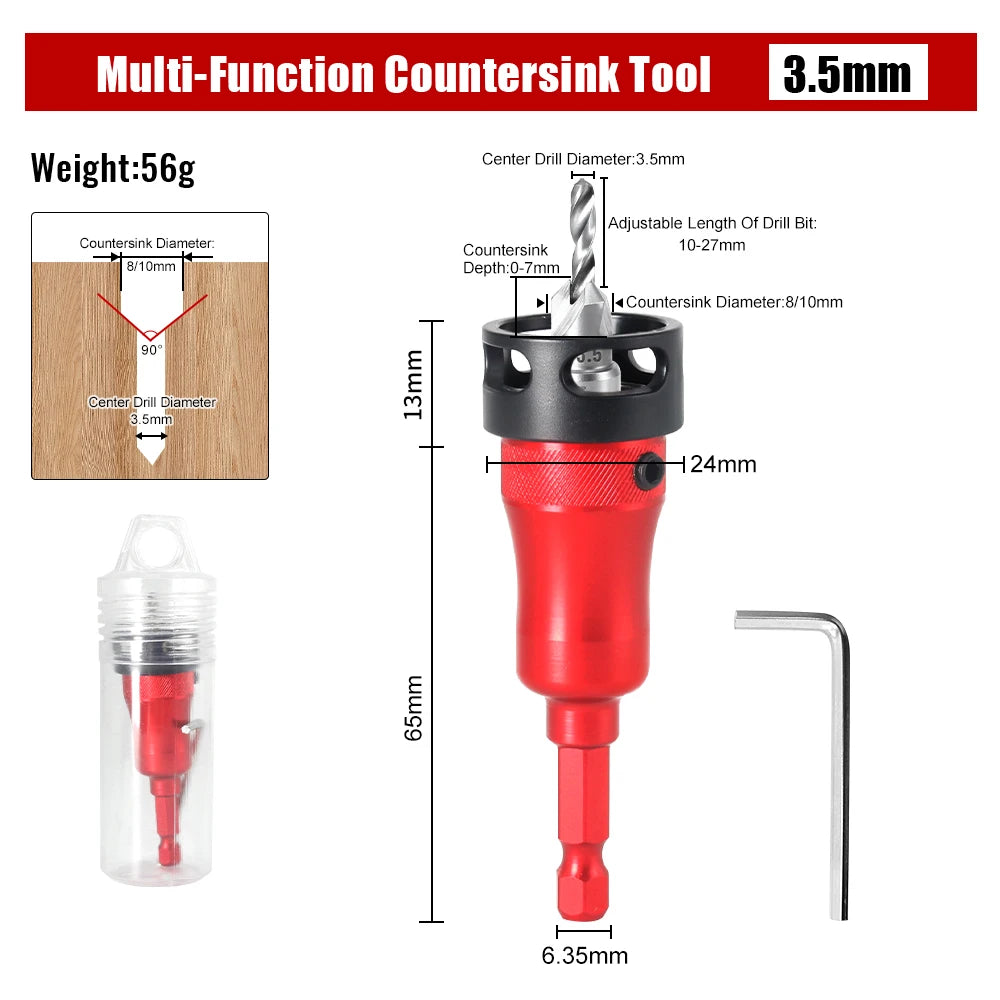 Multi-functional Countersunk Drill Bit Set BL-TL800