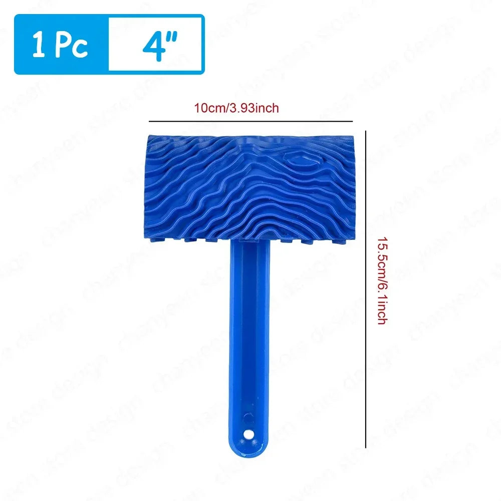 Wood Grain Tool Set Texture Rubber Paint Roller Brush BL-TL751