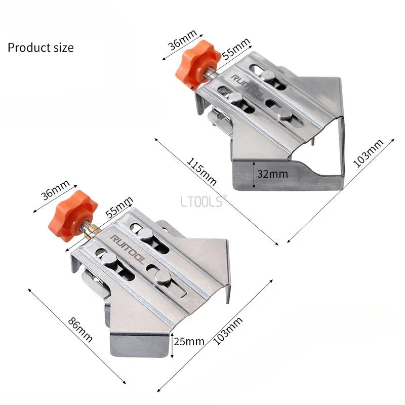 Quick Right Angle Fixing Clip Bl-Tl247, Stainless Steel Corner Clamps 90 DegreeRight AngleClamps, Right Angle WoodClamps, 90 Degree CornerClamp