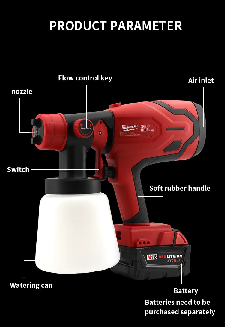 800ML Electric Spray Gun BL-TL689