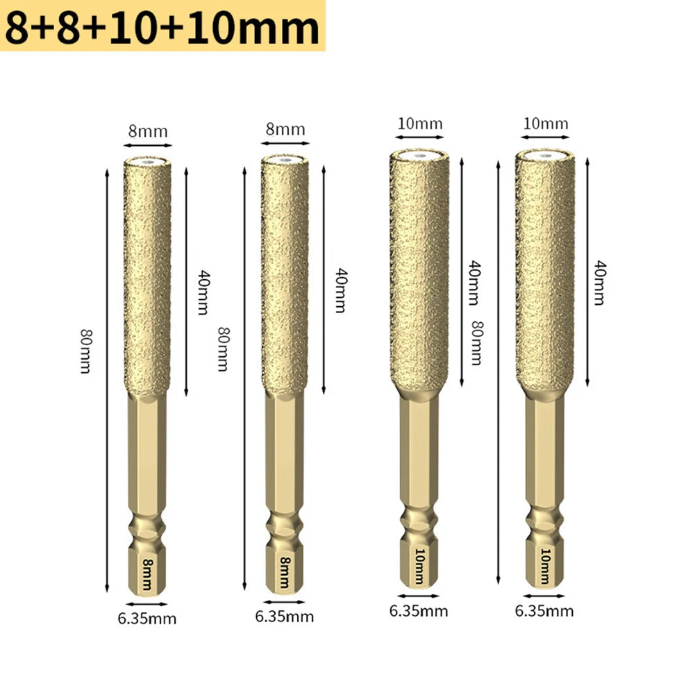 Hexagonal Shank Brazed Diamond Drill Bit BL-TL736