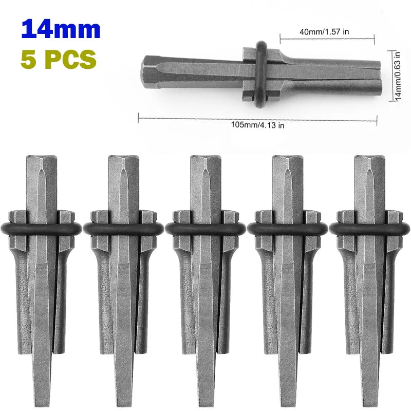 5 PCS Wedge Feather Spacer Splitters BL-TL659