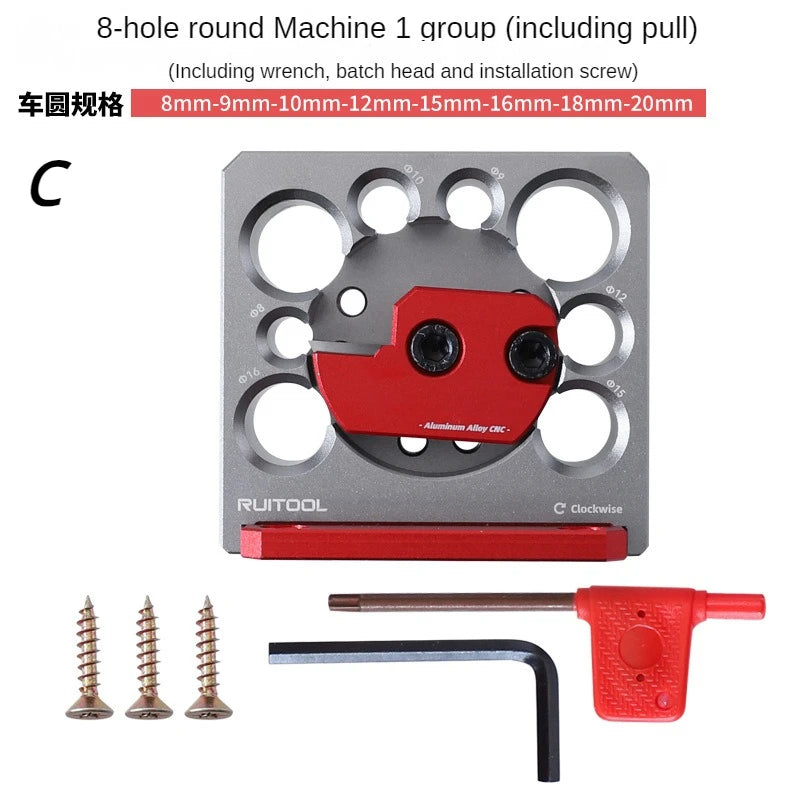 Adjustable Dowel Maker Metric 8mm-20mm with Carbide Blade Electric Drill Milling Dowel Round Rod Auxiliary Tool Woodworking Tool BL-TL791