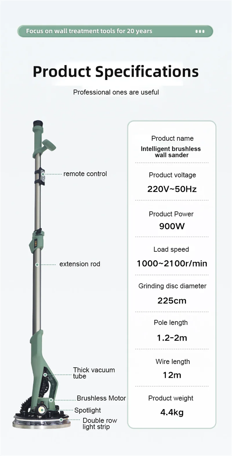 Wall Sander BL-TL805