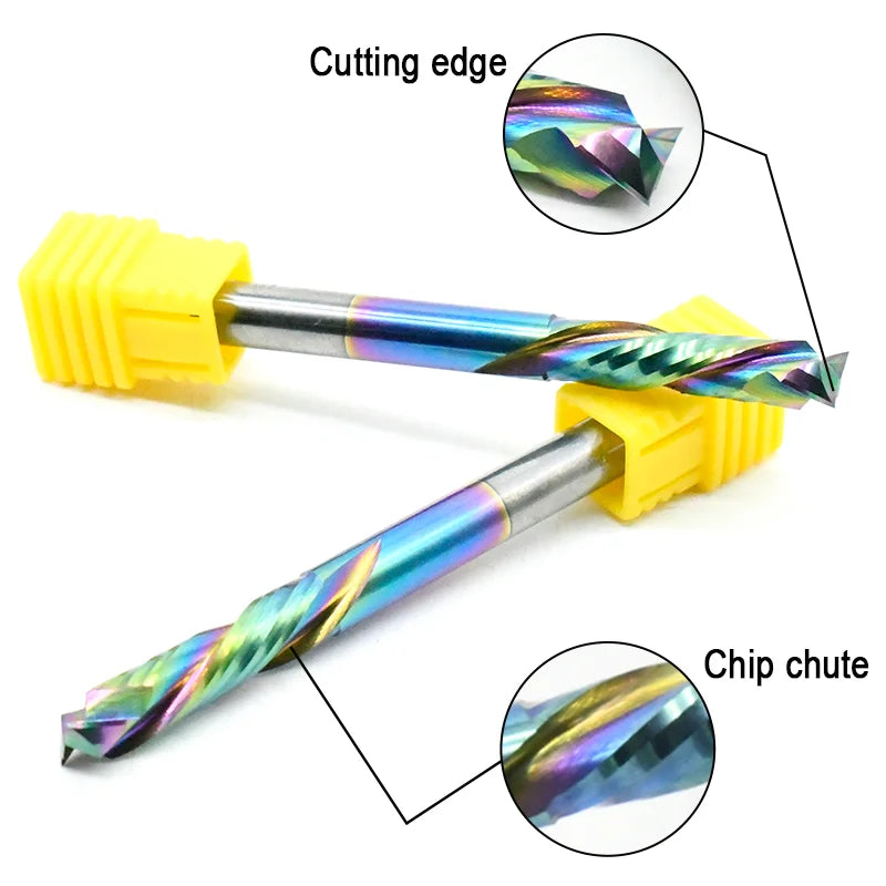 1/4 inch Nano Blue Coated Carbide End Mill BL-TL766