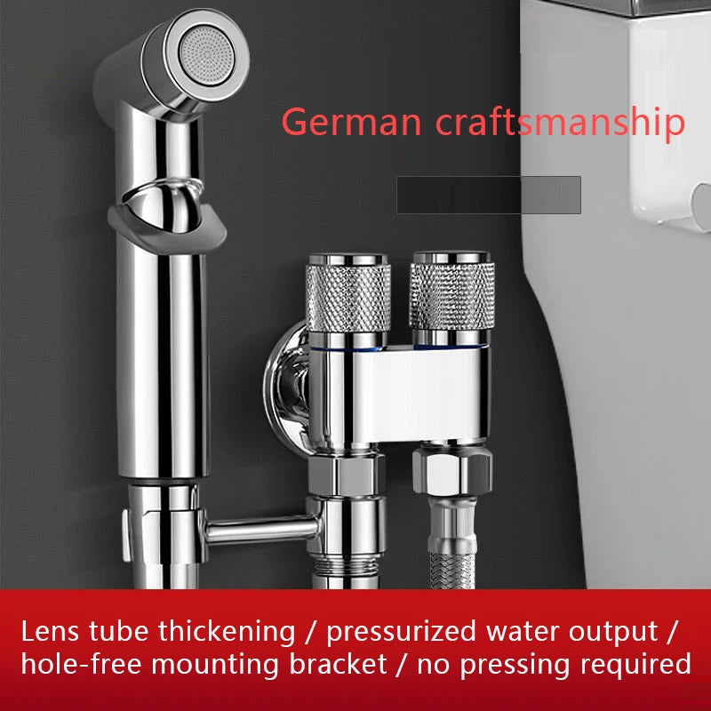 Handheld High-Pressure Sprinkler Head & Angle Valve Set BL-TL799