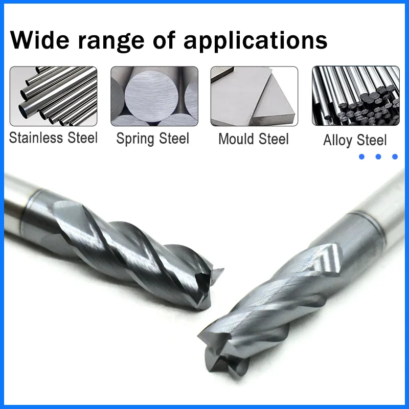 HRC55 4-edge Tungsten Alloy CNC Milling Cutter BL-TL765