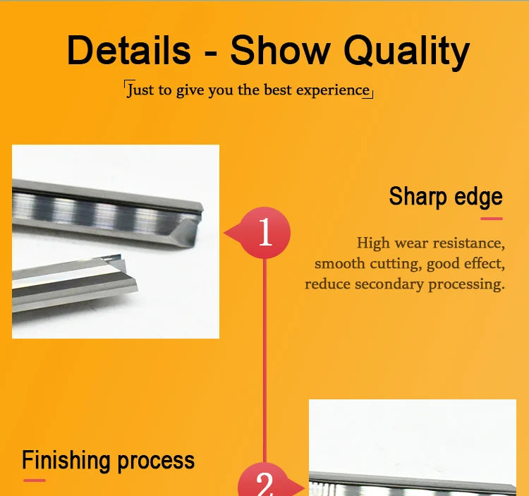 5 PCS Tungsten Carbide 2-Edge Straight Flute CNC End Mills BL-TL768