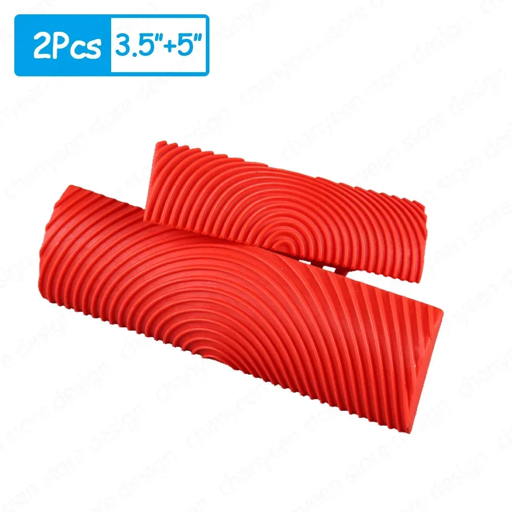 Wood Grain Tool Set Texture Rubber Paint Roller Brush BL-TL751