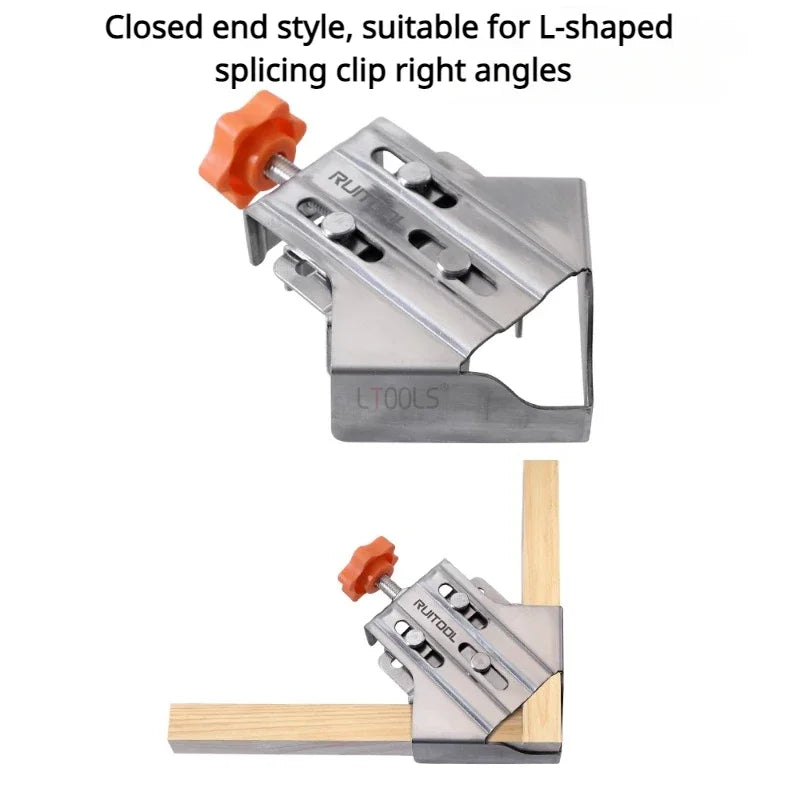 Quick Right Angle Fixing Clip BL-TL247 - Roestvrij Staal 90 Graden Hoekklemmen Voor Houtbewerking