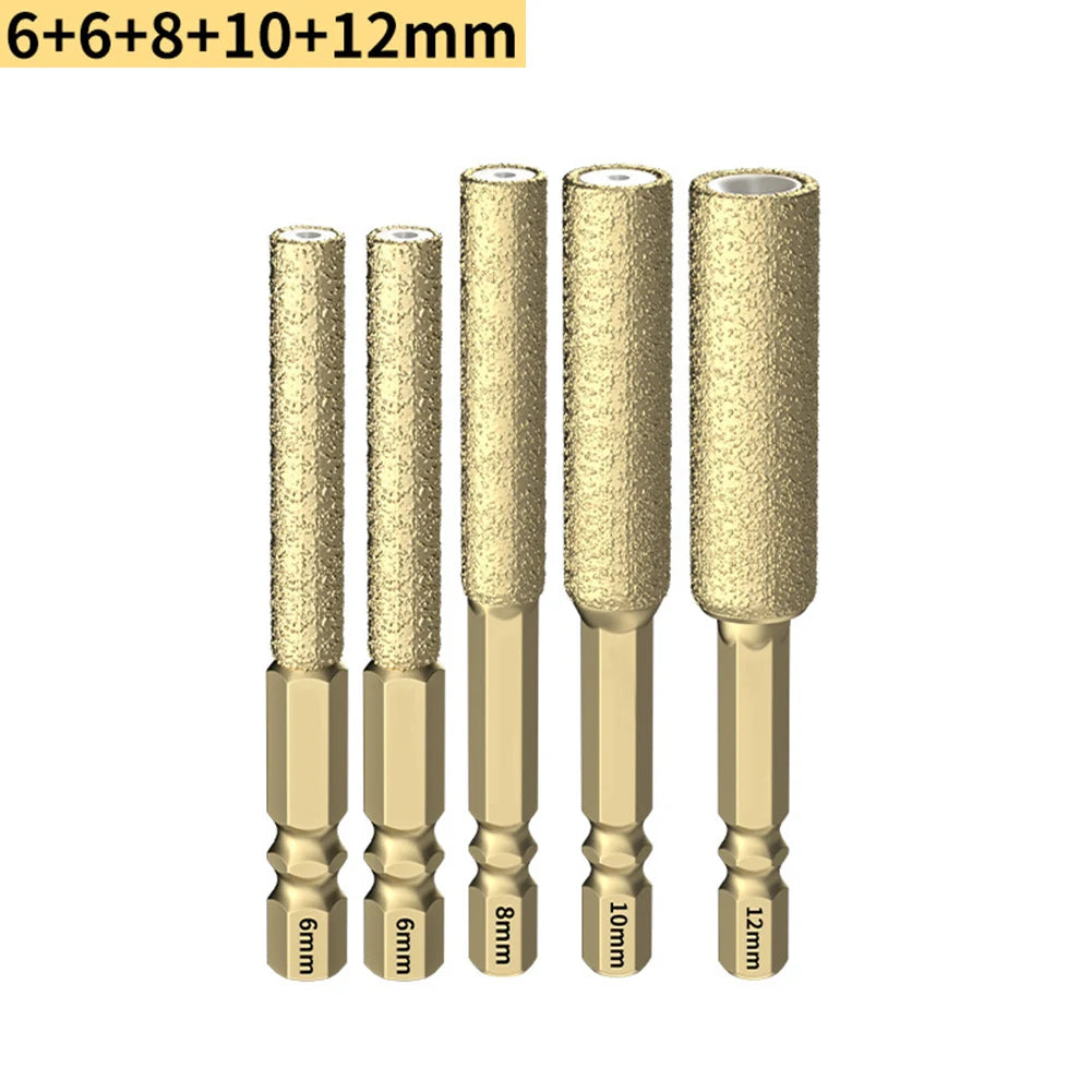 Hexagonal Shank Brazed Diamond Drill Bit BL-TL736