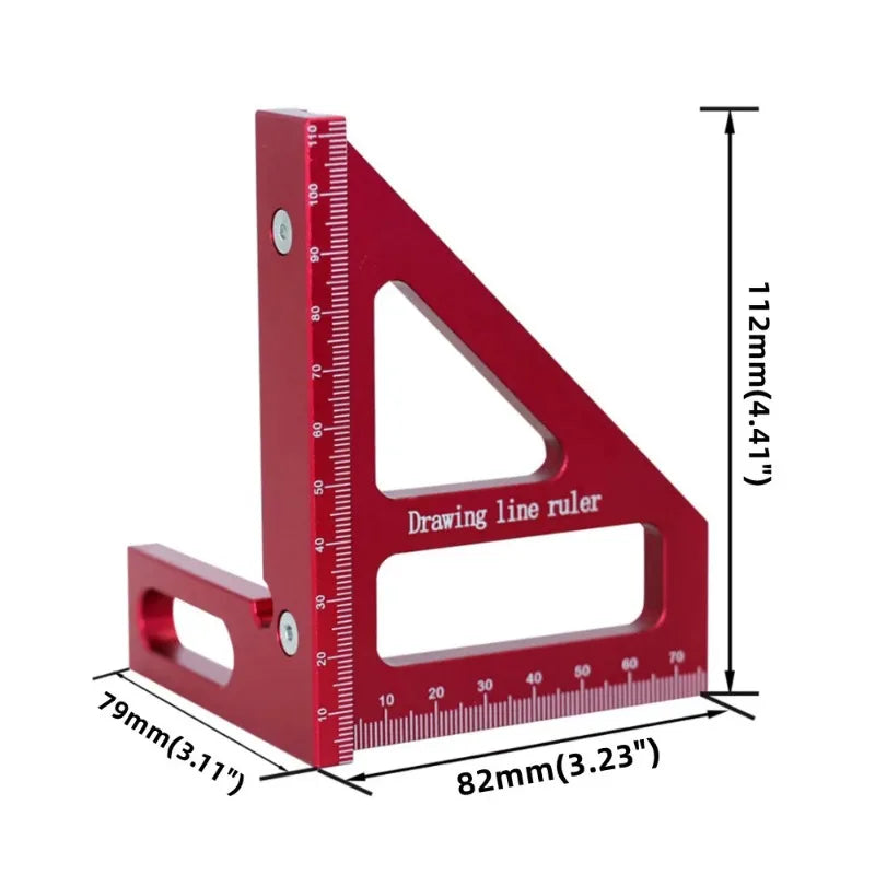 3D Multi-angle Aluminum Measuring Ruler BL-TL720