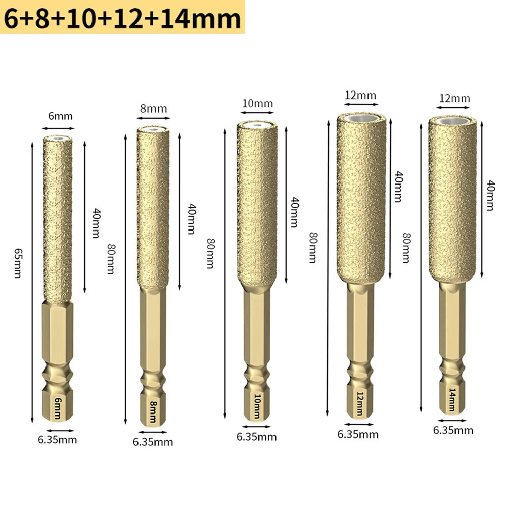 Hexagonal Shank Brazed Diamond Drill Bit BL-TL736