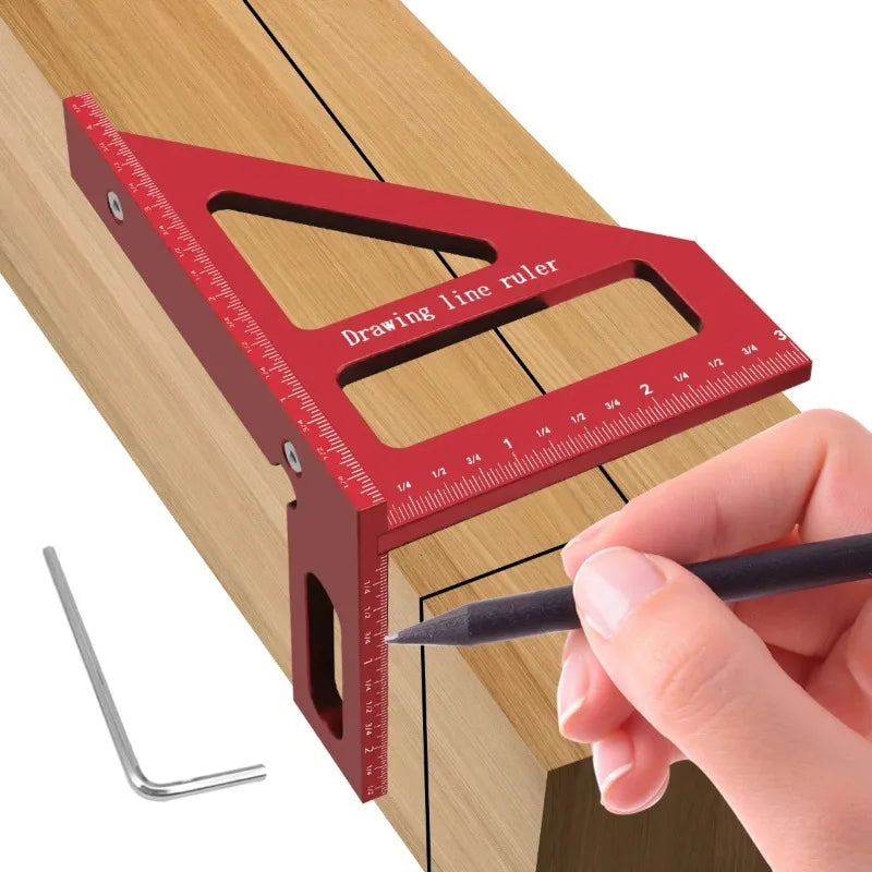3D Multi-angle Aluminum Measuring Ruler BL-TL720