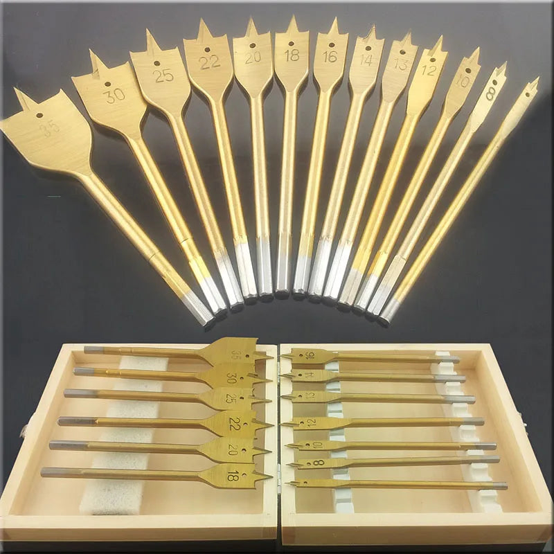 6/8/13 Pieces Flat Drill Bit Set BL-TL309
