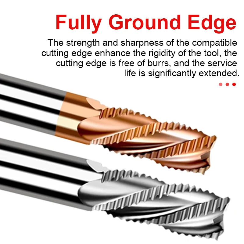 HRC55 3/4 Blade Carbide CNC Milling Cutter BL-TL760