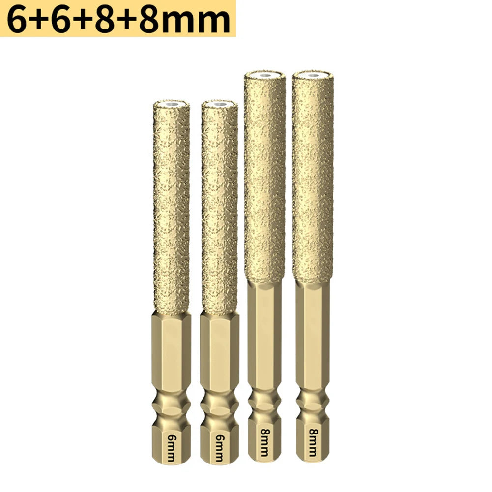 Hexagonal Shank Brazed Diamond Drill Bit BL-TL736