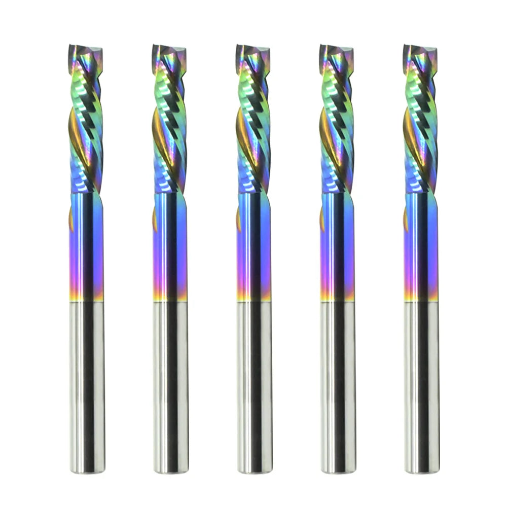 1/4 inch Nano Blue Coated Carbide End Mill BL-TL766