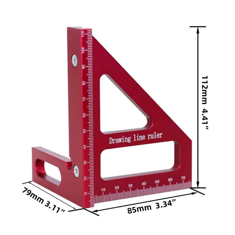 3D Multi-angle Aluminum Measuring Ruler BL-TL720