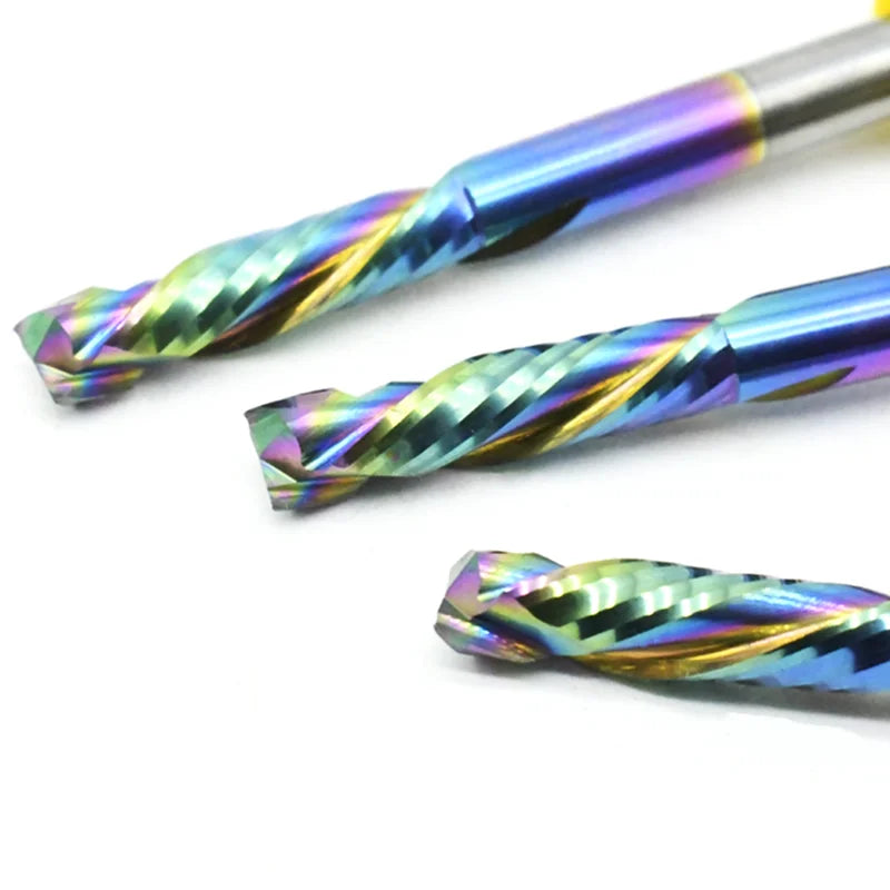 1/4 inch Nano Blue Coated Carbide End Mill BL-TL766