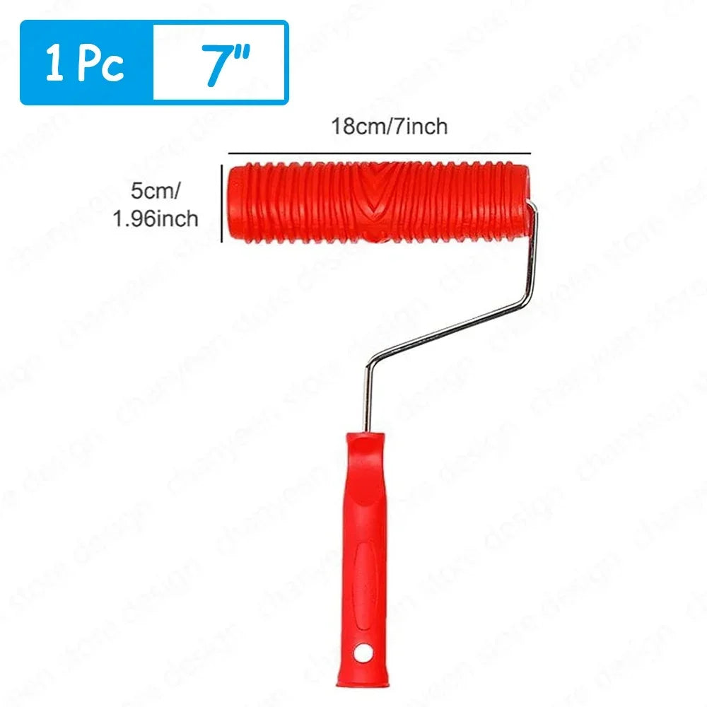 Wood Grain Tool Set Texture Rubber Paint Roller Brush BL-TL751