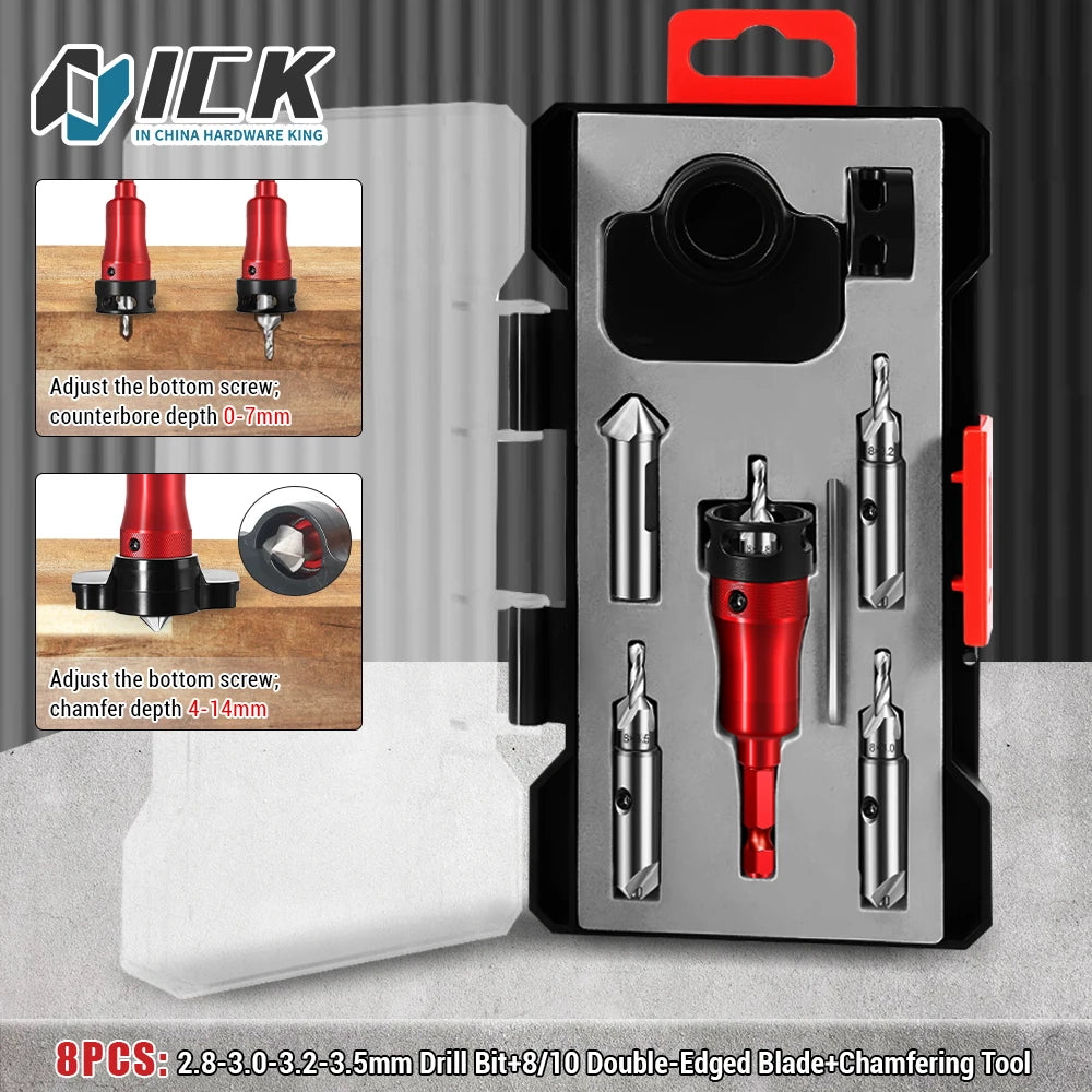 Multi-functional Countersunk Drill Bit Set BL-TL800