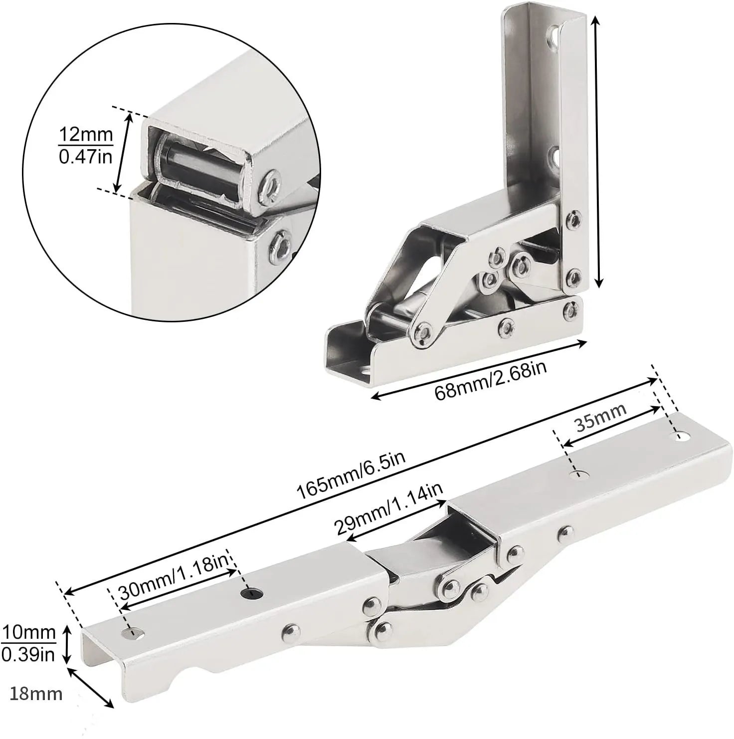 90° Self-locking Folding Hinge BL-TL642