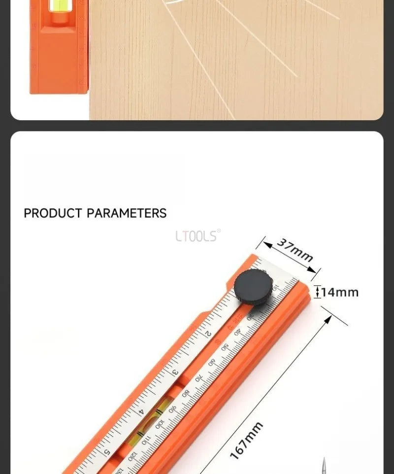 Adjustable Positioning Marking Protractor Tool BL-TL735