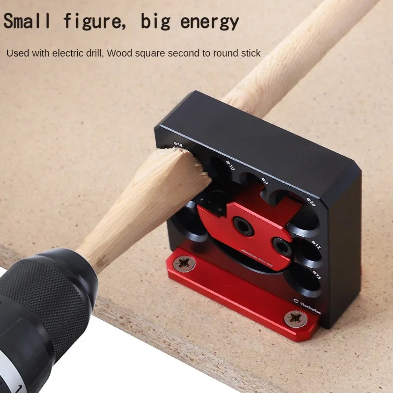Adjustable Dowel Maker Metric 8mm-20mm with Carbide Blade Electric Drill Milling Dowel Round Rod Auxiliary Tool Woodworking Tool BL-TL791