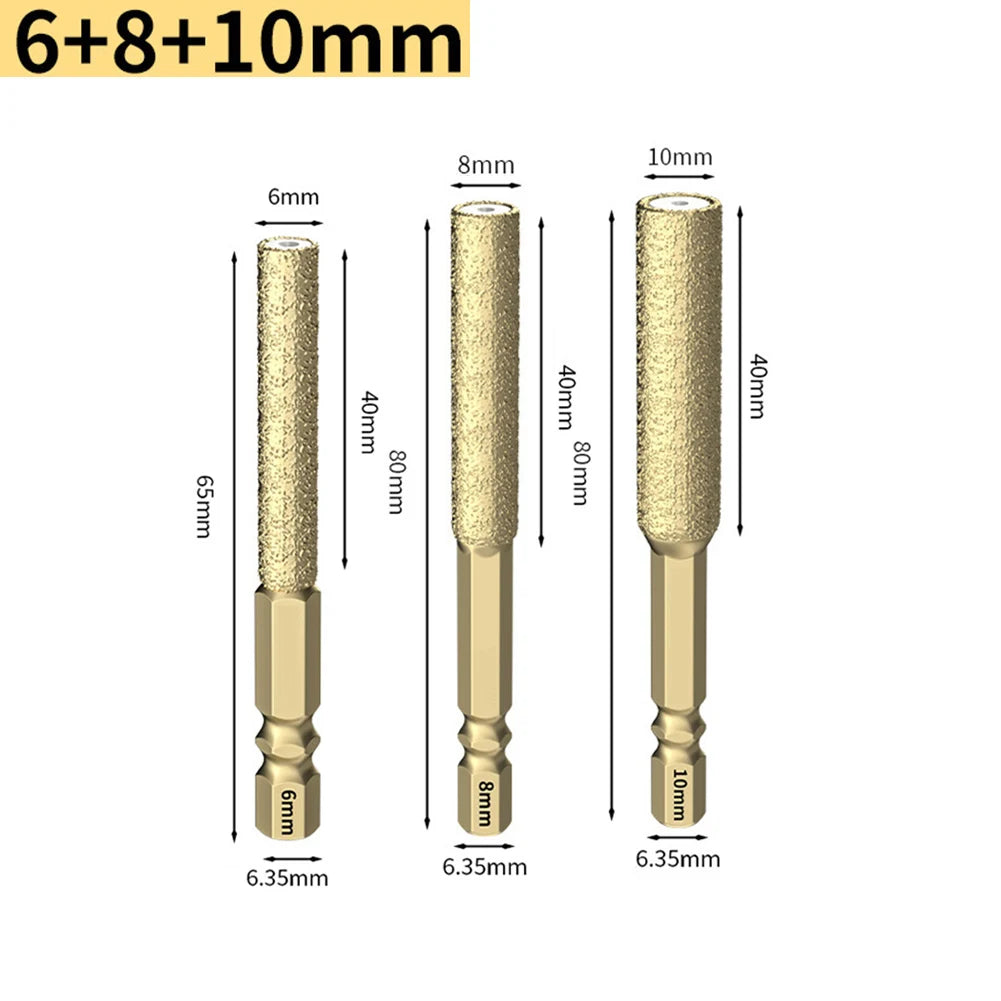 Hexagonal Shank Brazed Diamond Drill Bit BL-TL736
