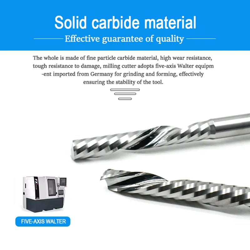 5-PCS Single-edge Spiral CNC Milling Cutter BL-TL767
