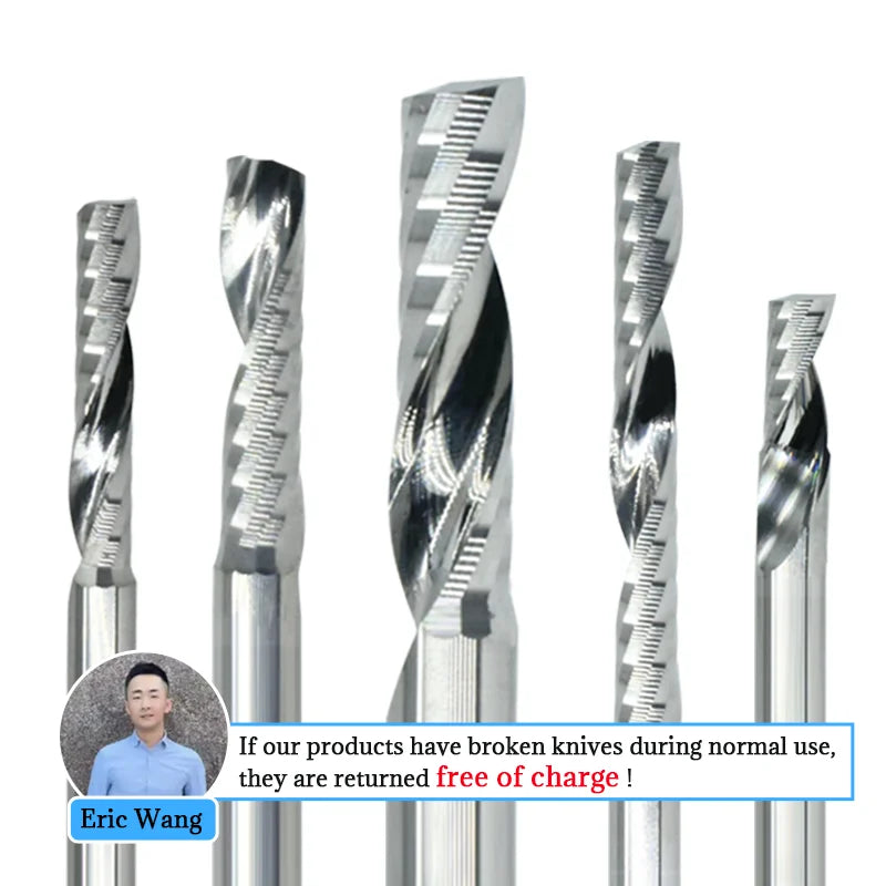 5-PCS Single-edge Spiral CNC Milling Cutter BL-TL767