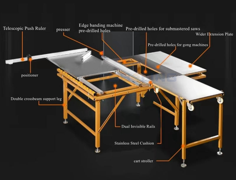 Foldable Portable Sliding Circular Table Saw BL-M31