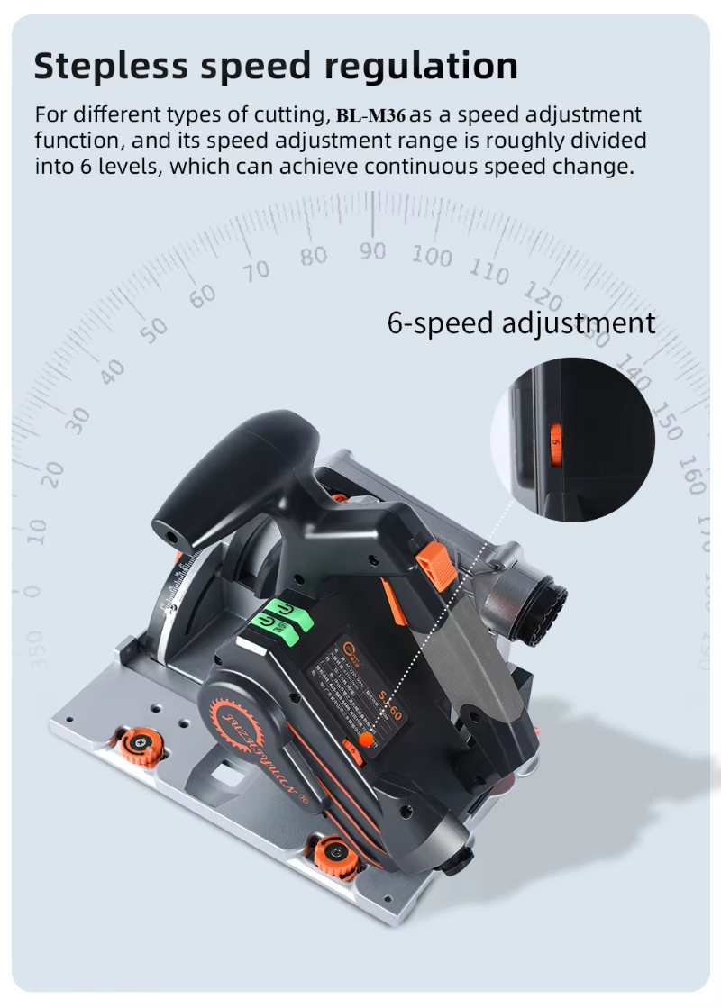 2000W Miter Saw with Guide Rail BL-M36