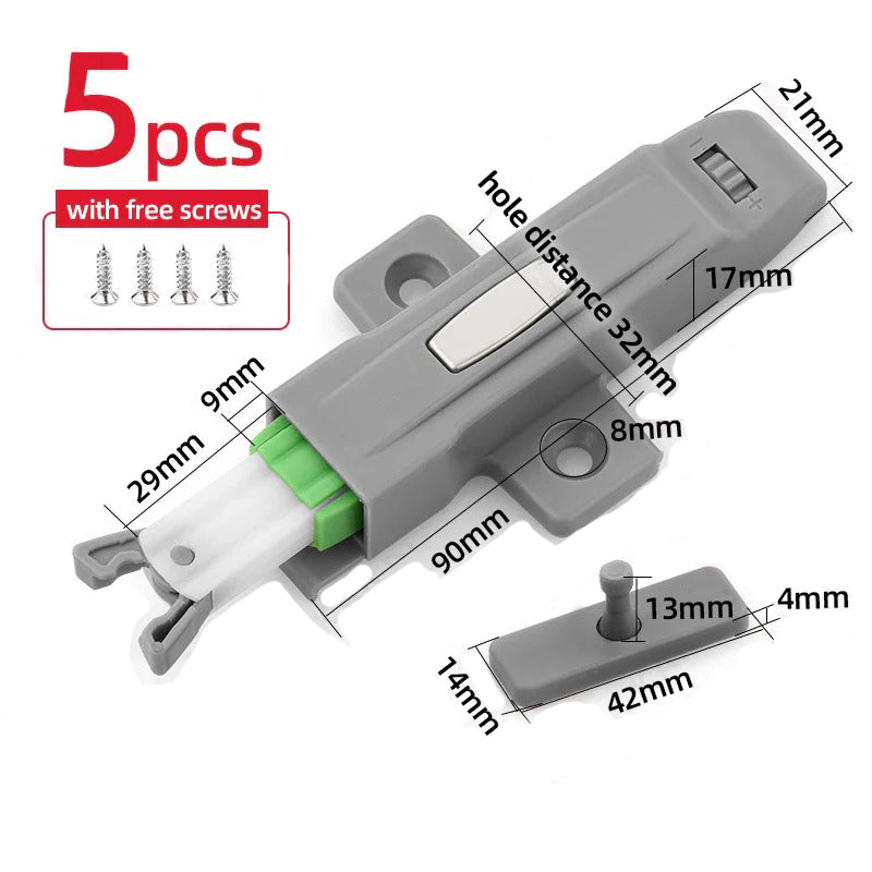 5 PCS Push-pull Cabinet Door Buckle BL-TL493